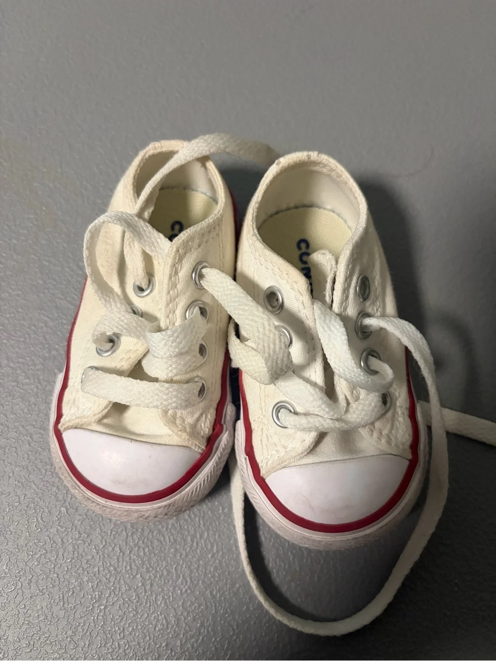 Converse Kids' White Low-Top Sneakers